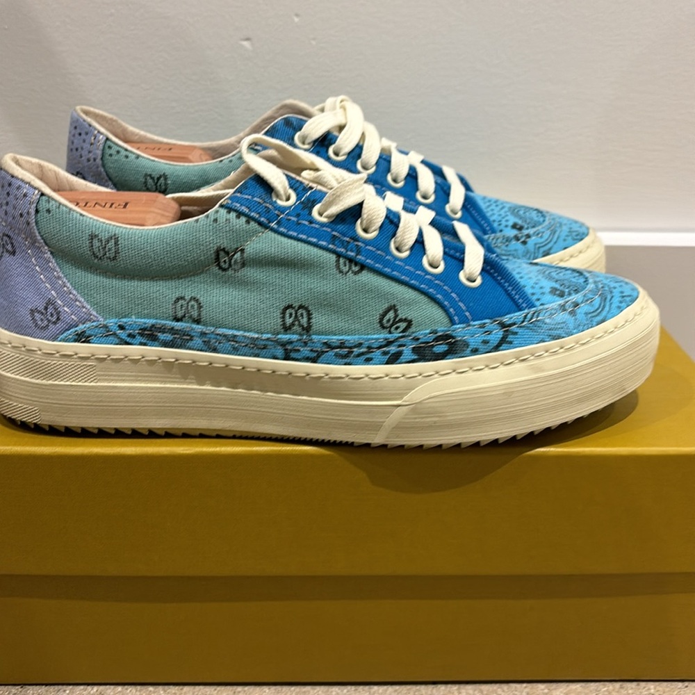 Rhude Blue & Purple Festival Bandana V2 - Size 9
